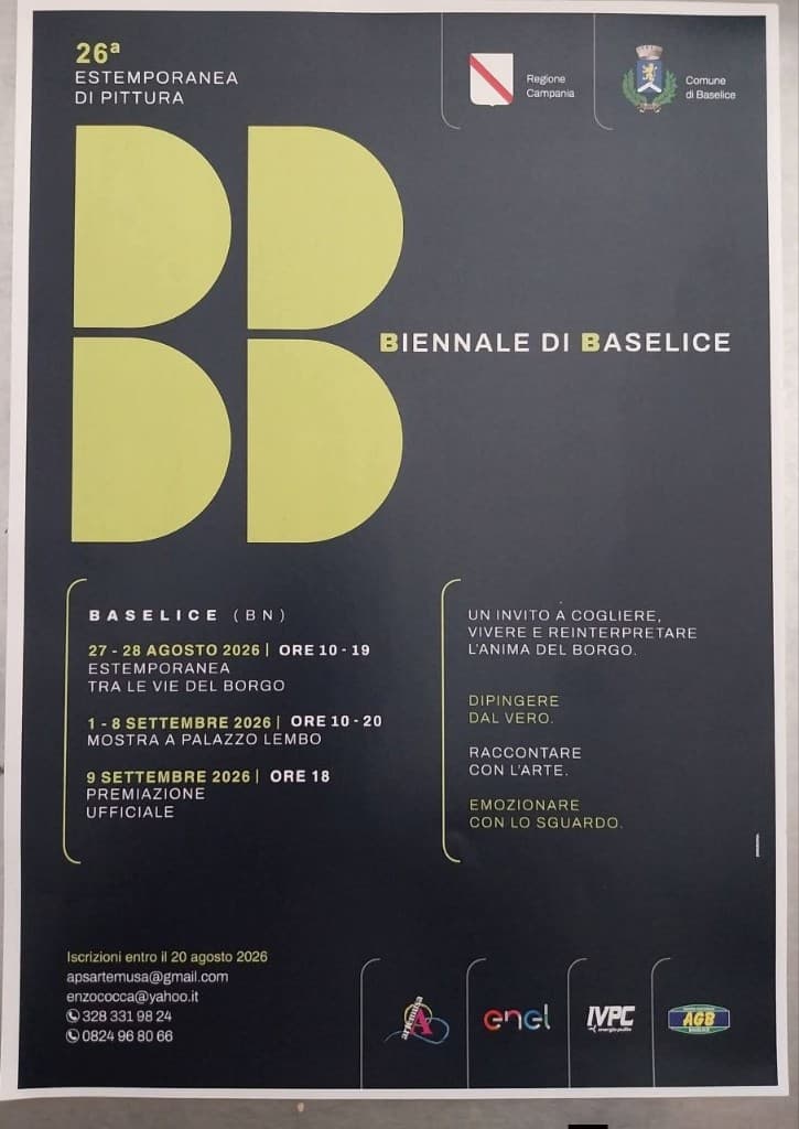Locandina Biennale di Baselice – 26ª Estemporanea di Pittura