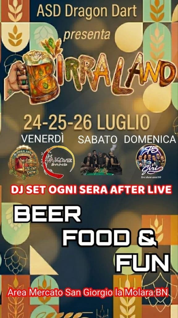 Locandina Birraland – Area Mercato, San Giorgio la Molara