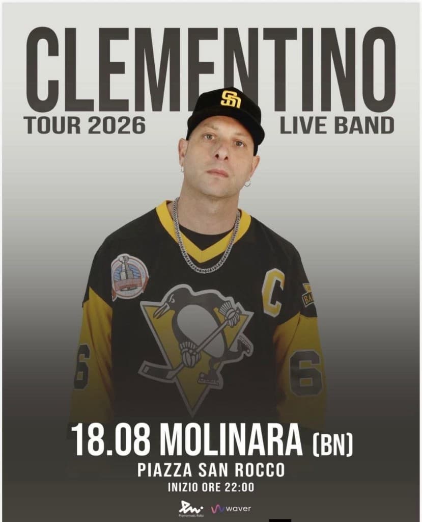 Locandina Clementino Tour 2026 Live Band – Molinara