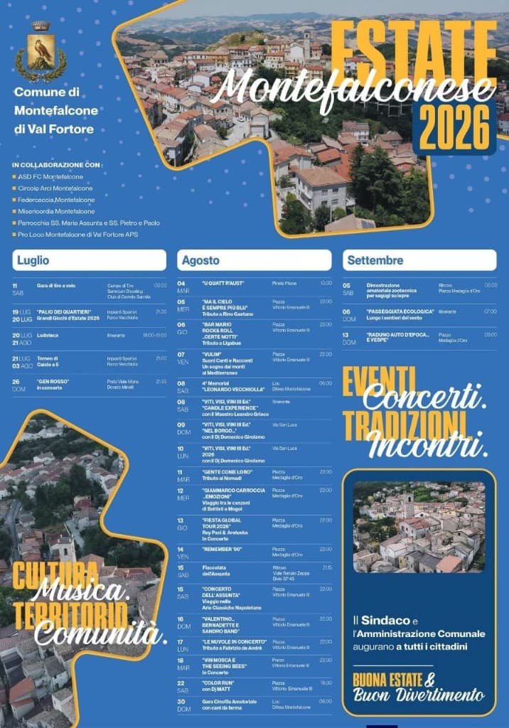 Locandina Estate Montefalconese 2026