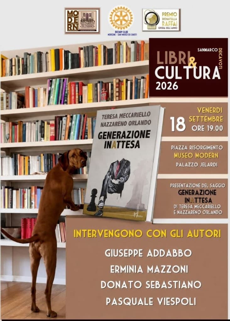 Generazione Inattesa poster – Libri & Cultura, San Marco dei Cavoti