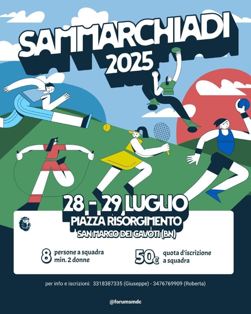 Locandina Sammarchiadi Forum SMDC a San Marco dei Cavoti