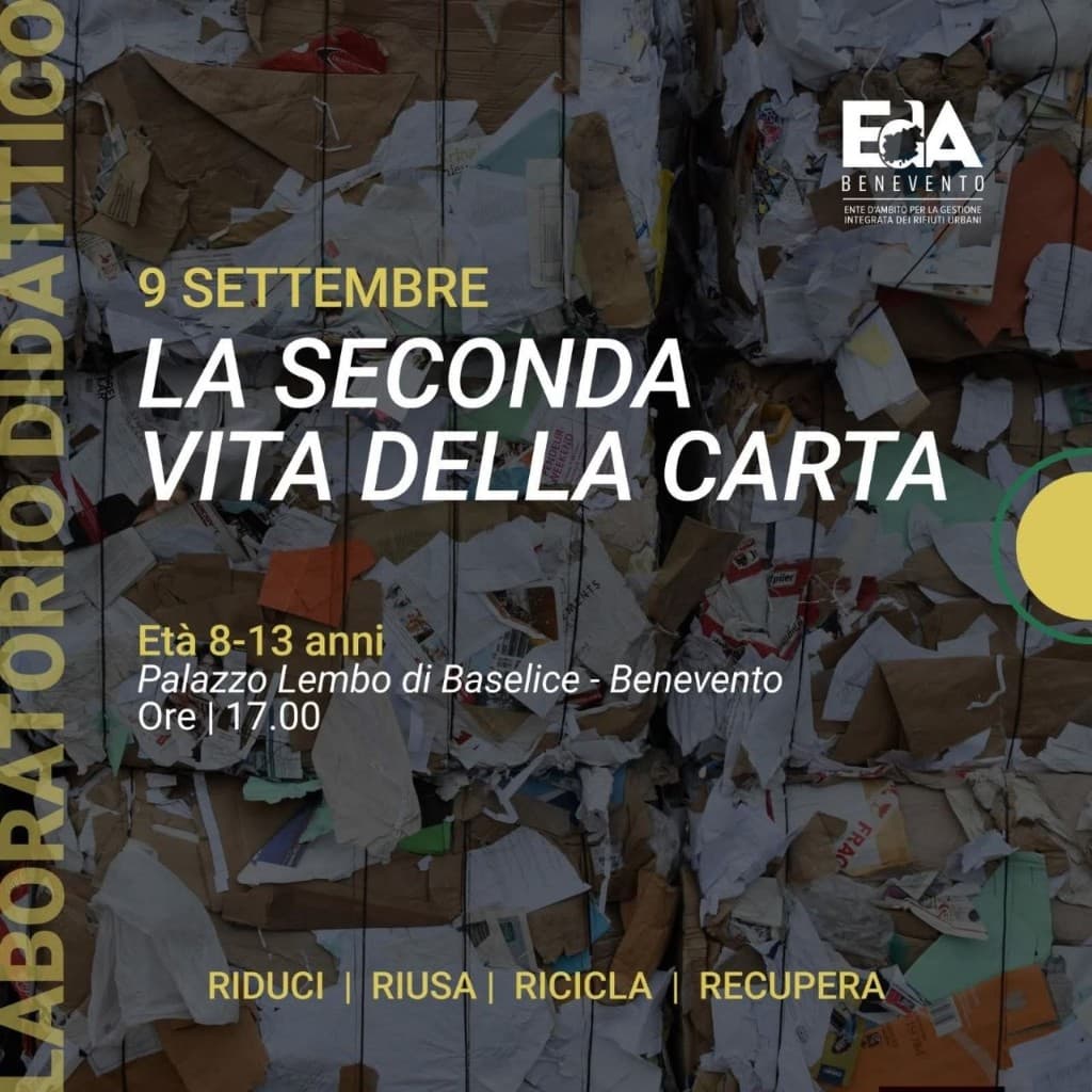 Locandina La Seconda Vita della Carta – Palazzo Lembo, Baselice