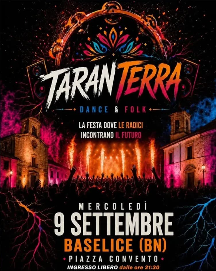 TARANTERRA – Dance & Folk poster, Baselice