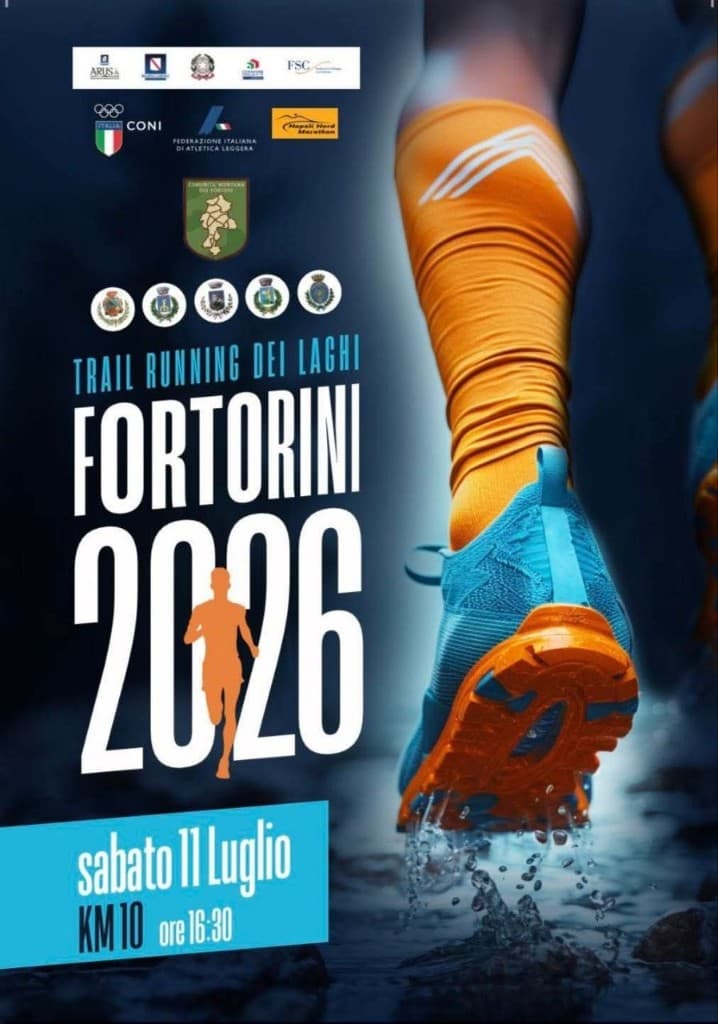 Locandina Trail Running dei Laghi Fortorini 2026